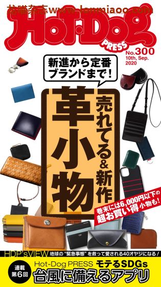 [日本版]Hot-Dog PRESS 成熟男士生活方式情报杂志 周刊no300